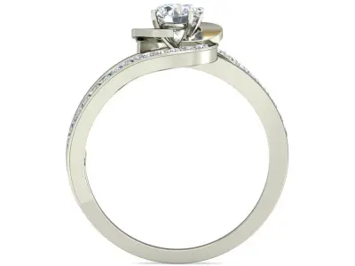 Wedding Ring  3D print model 146
