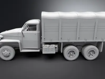 Studebaker US6 Scale model 3D print model