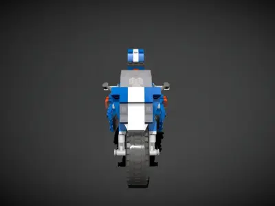 Lego Race Rider 3D model