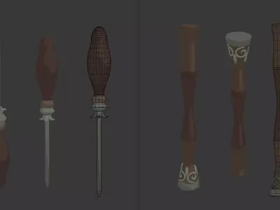 Fantasy Tools Free low-poly 3D model