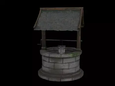 Medieval Well  3D model get