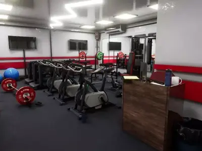 Gym  Furniture Package  100 variations Low-poly 3D model