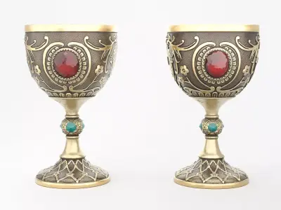 Chalice Low-poly 3D model