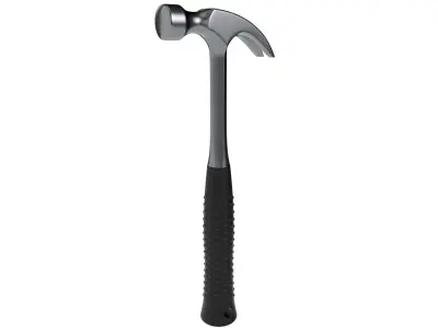 Regular claw hammer 3D model