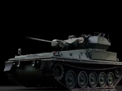Scimitar Light Tank 3D model