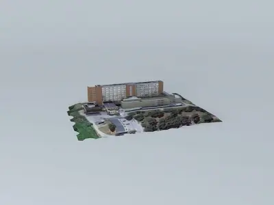 The state hospital for tuberculosis and lung diseases of Latvia Free 3D model