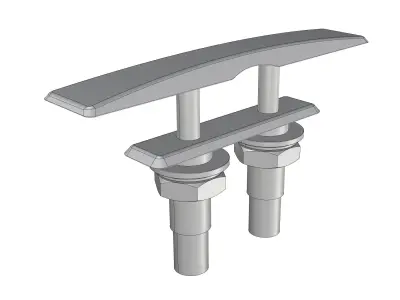 Osculati Style Folding Cleat 238mm 3D model