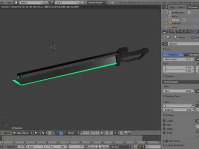 The sword of death Free 3D model