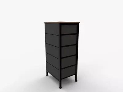 Somdot 5-Drawer Tall Dresser 3D model