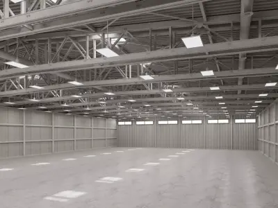 Warehouse 21 interior 3D model