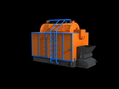 biomass  energy 3D model