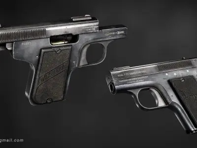 Bayard 1908 Low-poly 3D model