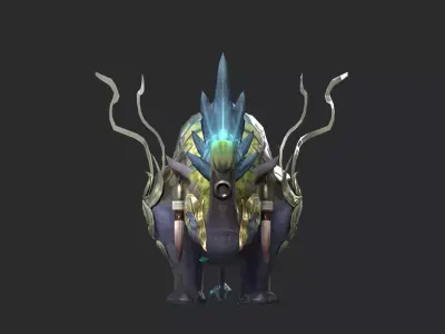 rhinoceros Low-poly 3D model