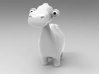 Toy Dinosaur Low-poly 3D model