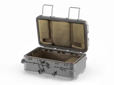  Empty Space Transport Box with Raised Lid 
