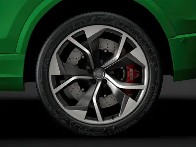 Audi RS Q8 2020 wheel 3D model
