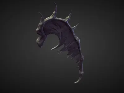 WING43 high poly sculpt 3D model