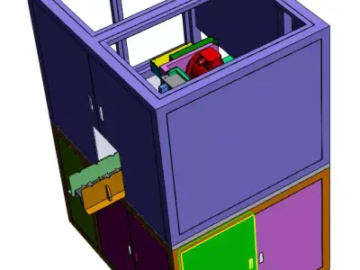 Fully Automatic Precision Turning Machine  3D model