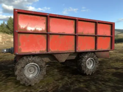 Container truck 3D model Low-poly 3D model from CGTrader