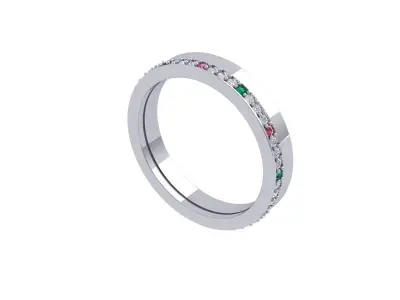 Wedding Band 3D print model 3