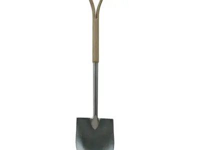 Garden Shovel Low-poly 3D model