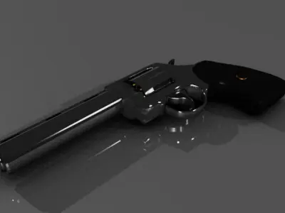 Colt Python Low-poly 3D model buy