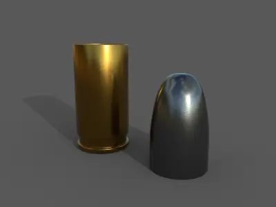 Ammo boxes and cartridges 9x19 mm Collection  3D Model Pack