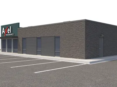 Retail-177 Retail Store 3D model