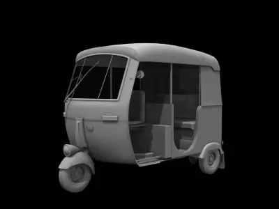 Auto rickshaw 3d model 3D model