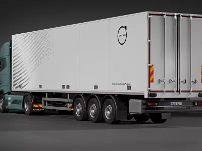 2025 Volvo FH Aero Electric Globetrotter XL 3D model