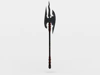 Axe harry potter wand Low-poly 3D model