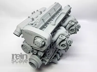 Printable Nissan GTR Engine RB26DETT RB26 3D print model
