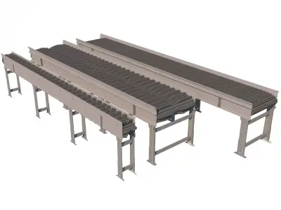 Conveyor Belt Animated  3D model