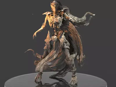Macabra skeleton 2 3D model