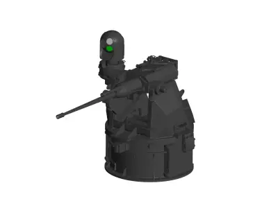 autocannon 3D model purchase