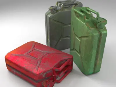 Jerry Can Old 3D model