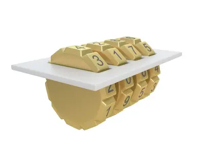 Code Lock 3D model buy