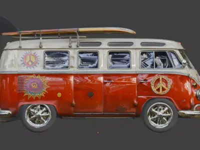 Battle-Scarred Medieval Longsword 3D Model Low-poly 3D model