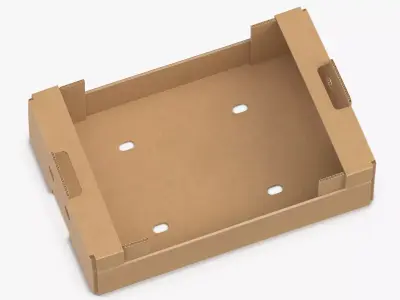 Cardboard Display Box 02 3D model