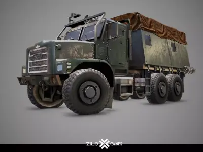 AKM23 Cargo Low-poly 3D model