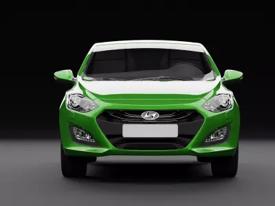 Hyundai i30 Green 3D model