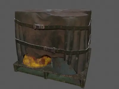 Military Material Low-poly 3D model shop