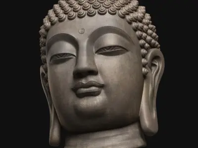 Buddha Head 3D model