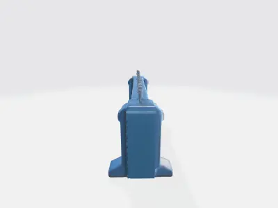 Barrier 2 Low-poly 3D model