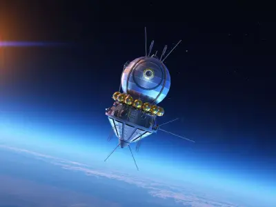 Soviet Union Sattelite 3D VOSTOK 1 3D model