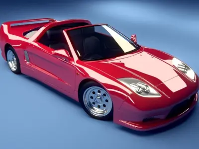 Sport car concept Free 3D model