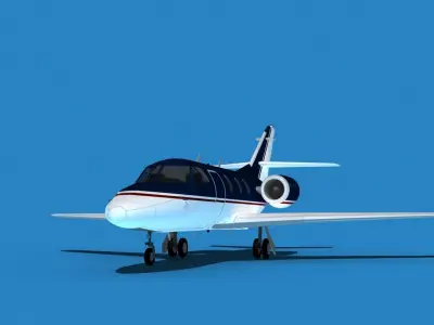 Dassault Falcon 10 V13 3D model