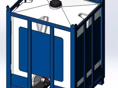 Assmans-ACO Container - Pallet Tank - PTC-250 3D model
