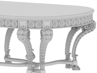 roberto giovannini dining table art 1424 3D model