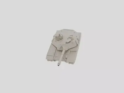 Modern Main Battle Tank for 3D print 3D model